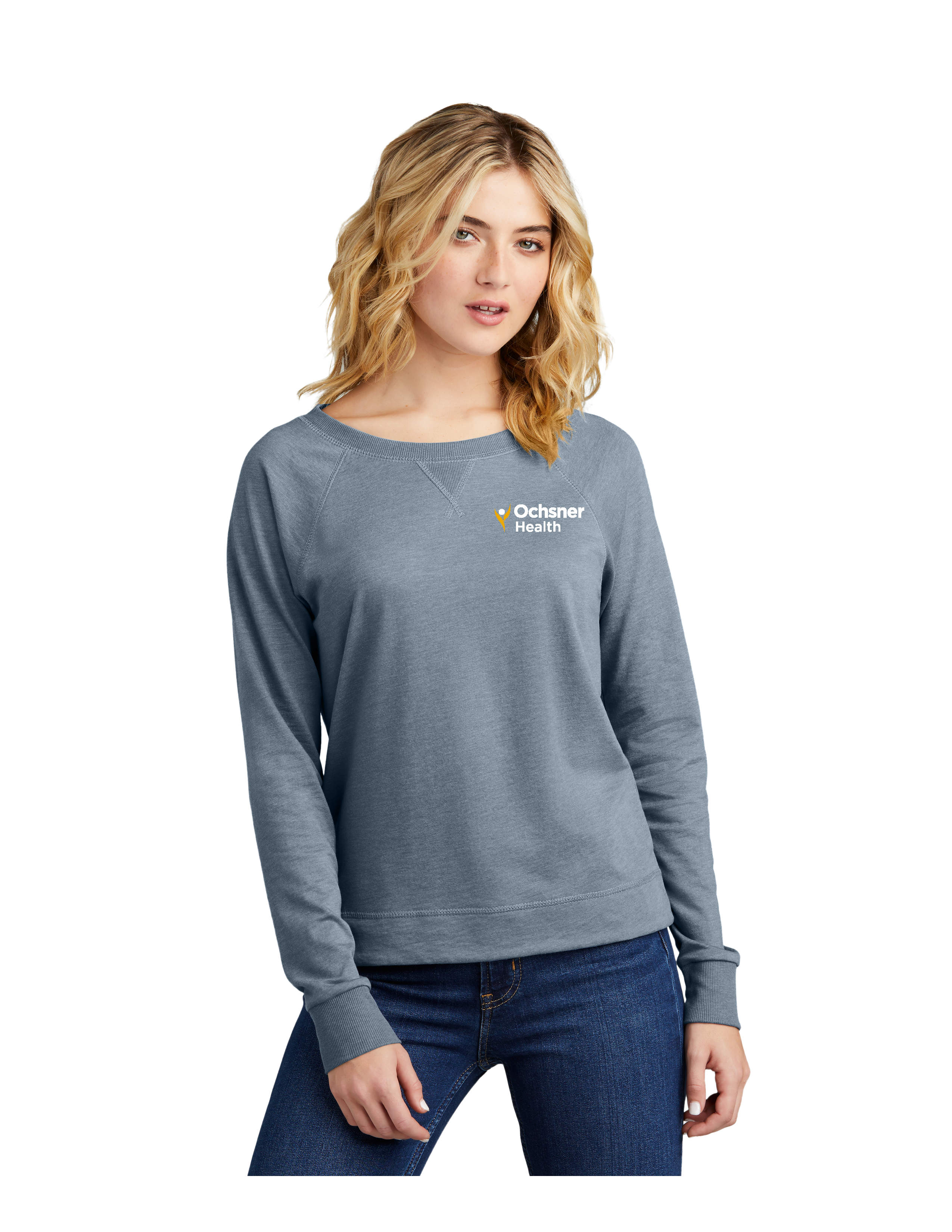 Ladies French Terry Crewneck, , large image number 2