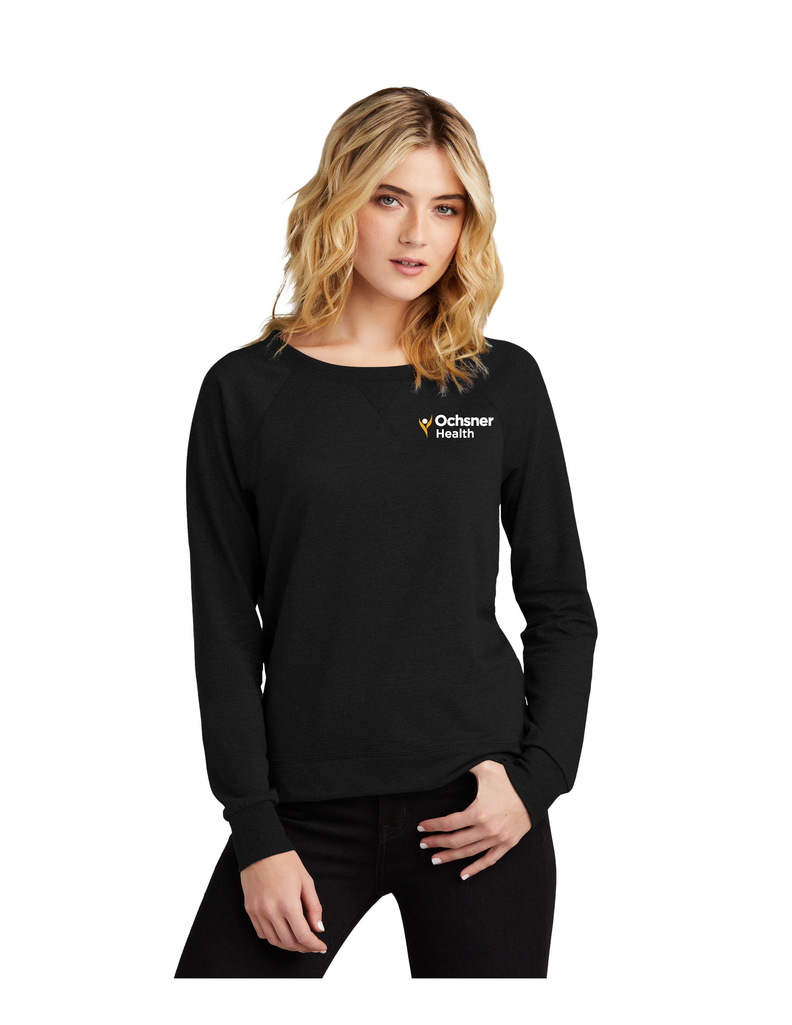 Ladies French Terry Crewneck, , large image number 1