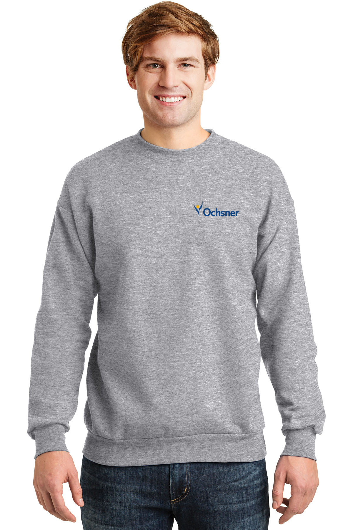 Embroidered Sweatshirts, Steel Gray, large image number 1